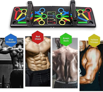 14-in-1 Color-Coded Pushup Board | Home Workout & Muscle Training System